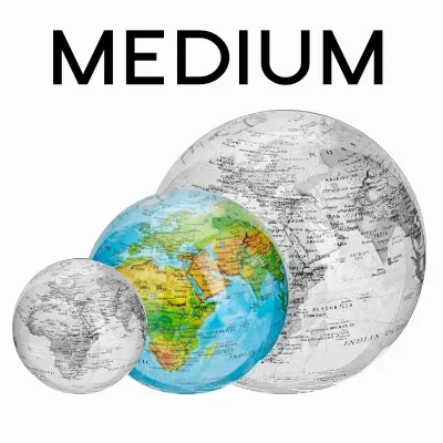 6" World Map Mova Globes Category Image