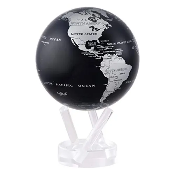 MOVA 4.5" Silver & Black Globe