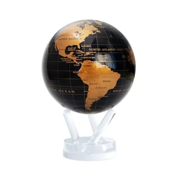 MOVA Globe Black and Gold 6" with Base