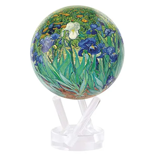 MOVA Globe Van Gogh-Irises 4.5" with Base